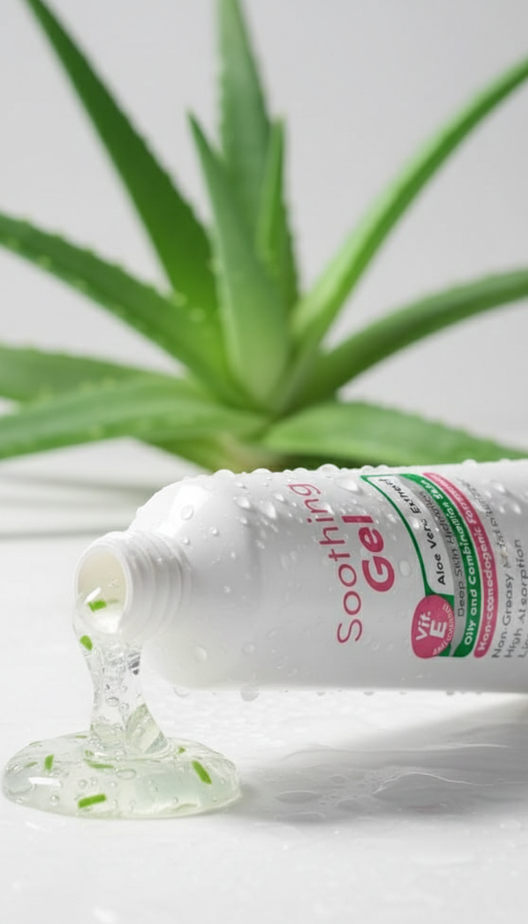 SHAAN Soothing Gel - Aloe Vera Extract Moisturizer 120g